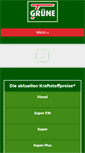 Mobile Screenshot of gruene-mineraloele.de