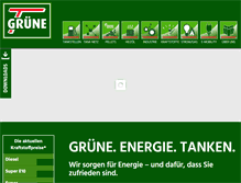 Tablet Screenshot of gruene-mineraloele.de